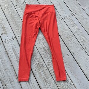 Lululemon size 10 rust color align leggings